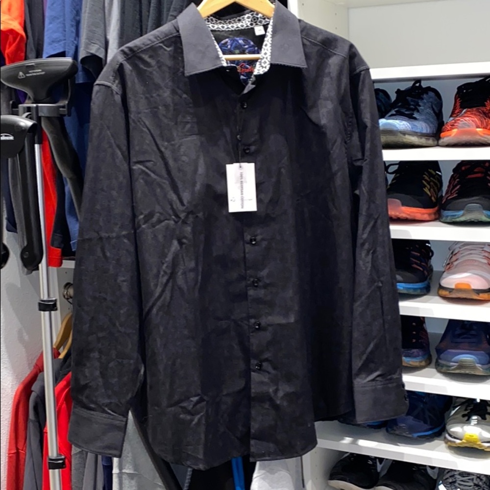 Robert graham men’s long sleeve dress shirt